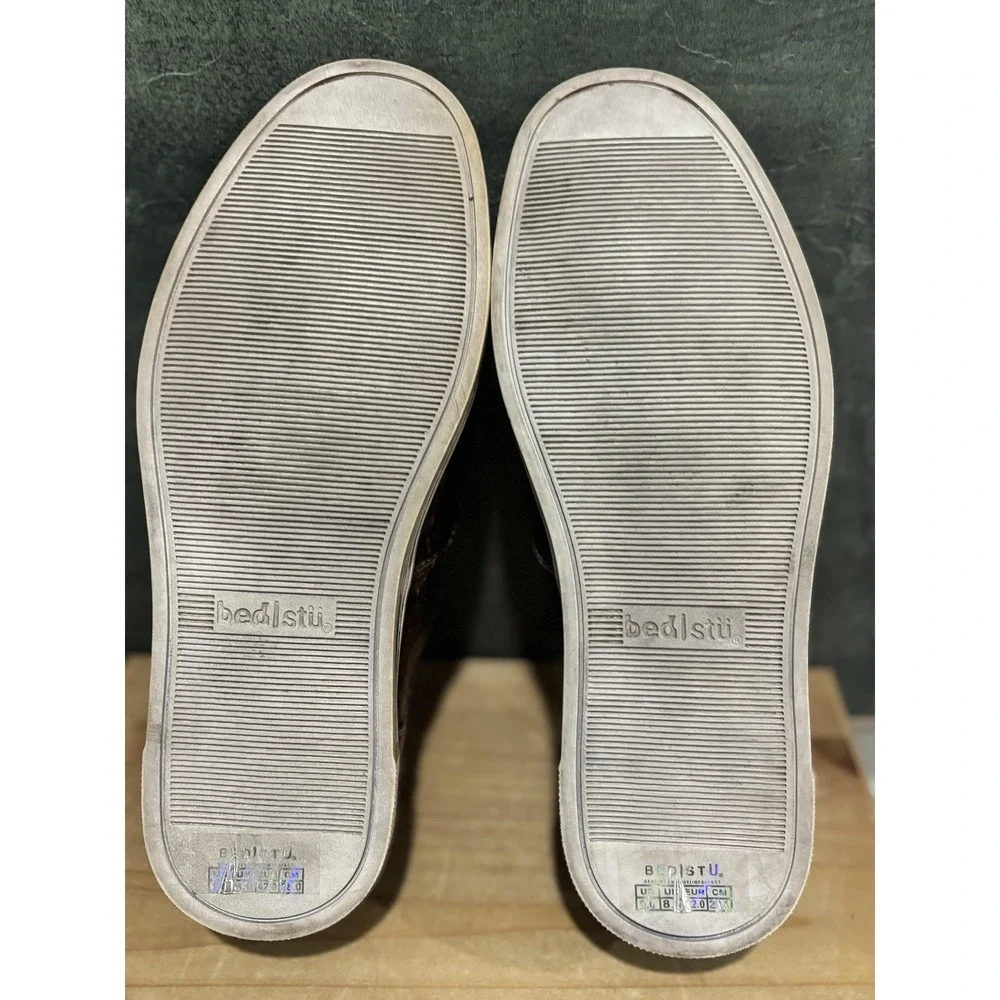 Bed|Stu Cobble Series Duncan‎ Sneakers Mens Size 9 Brown Leather